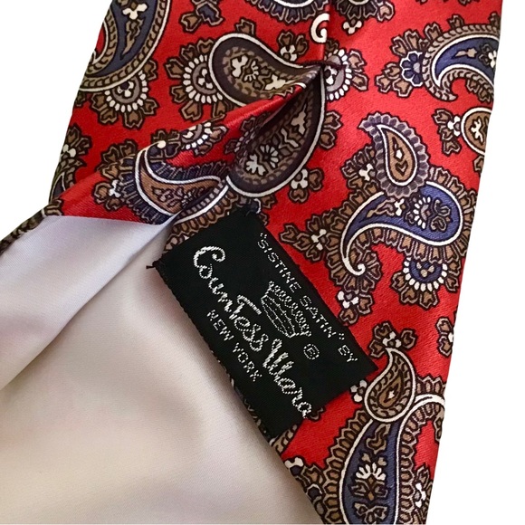 Vintage Countess Mara Silk Tie - Picture 4 of 5
